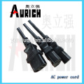 HI-Q PVC rallonges AC Power Cord Appliancecord Tie